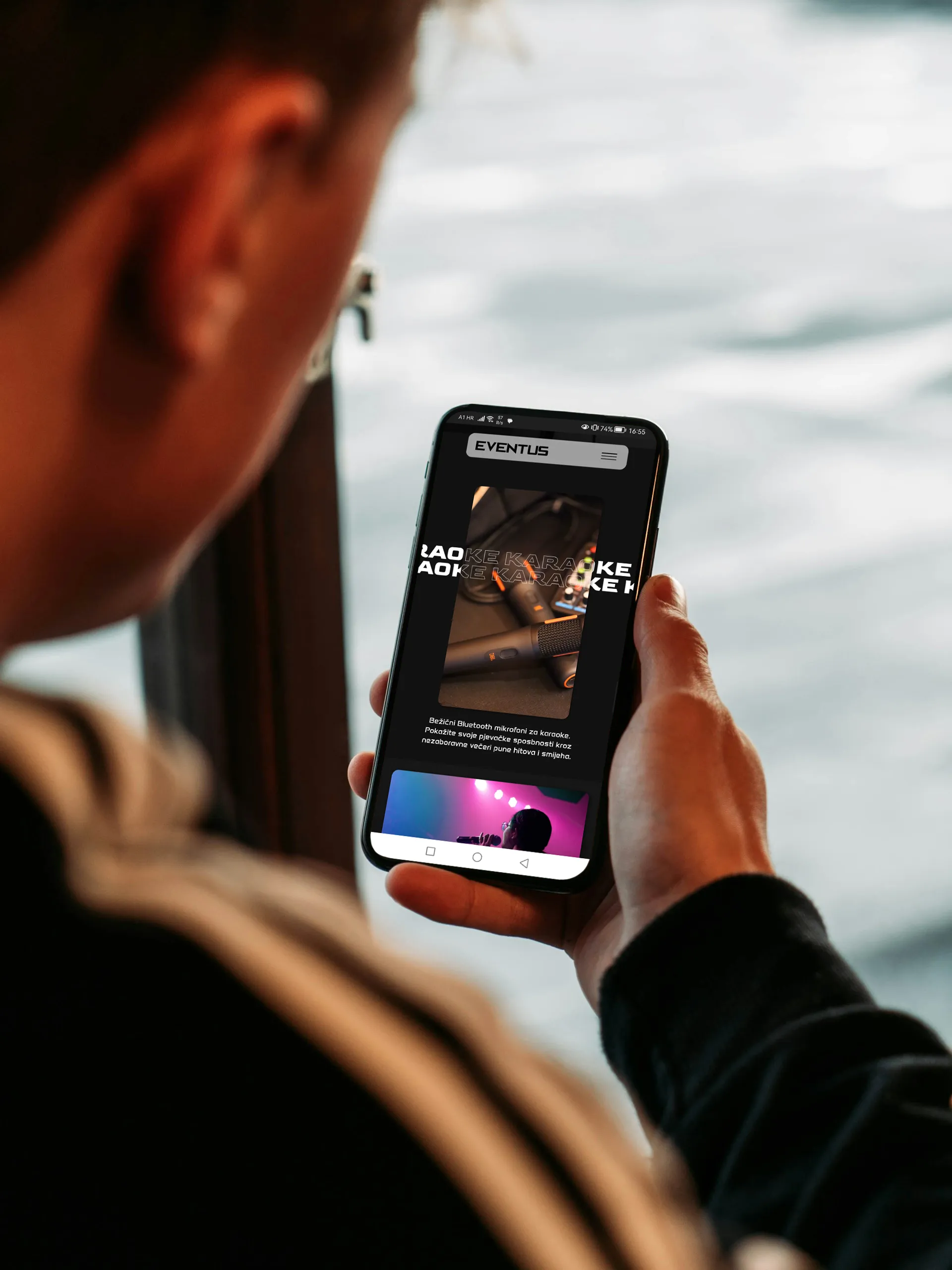 izgled mobilne stranice