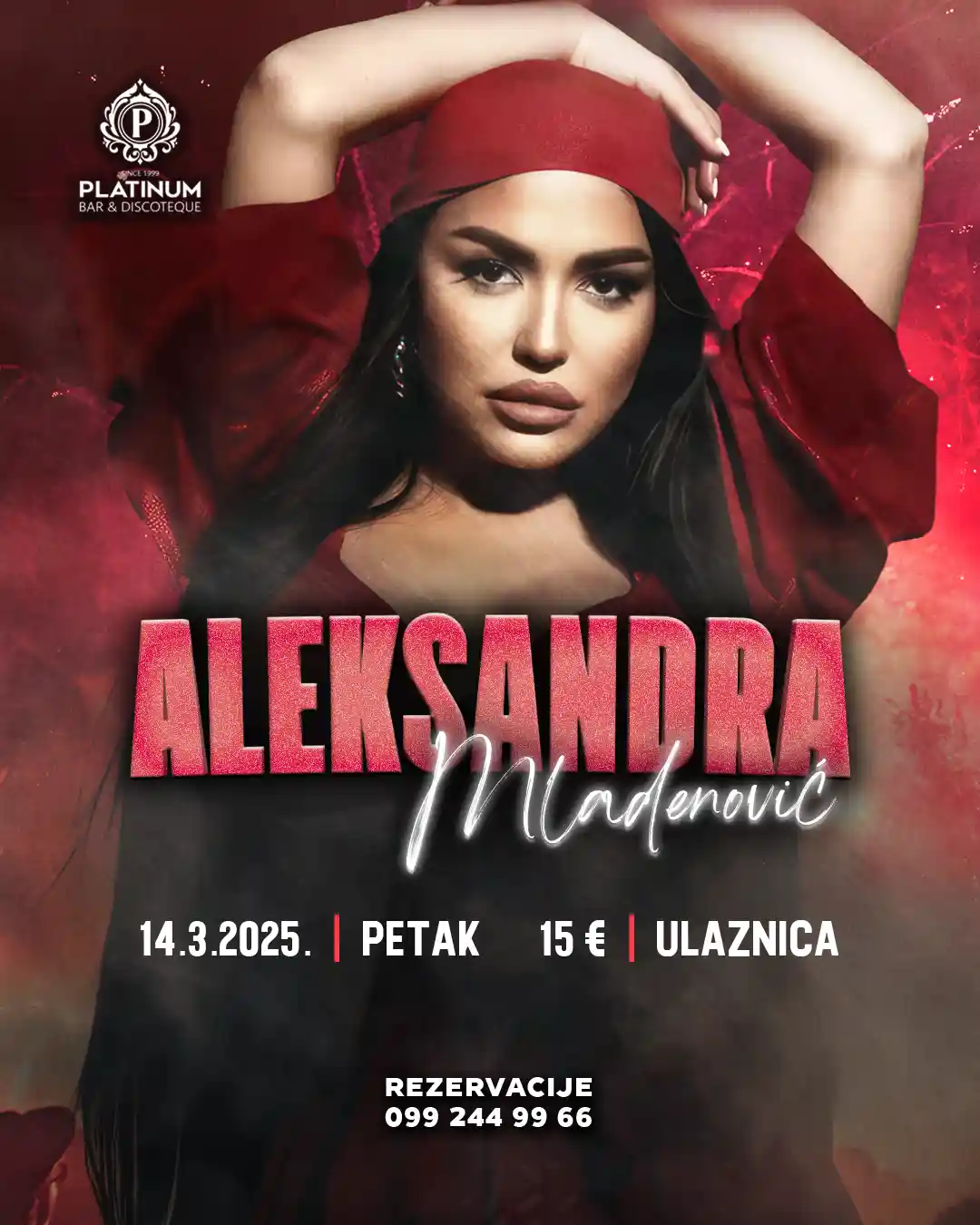 aleksandra mladenović koncert plakat